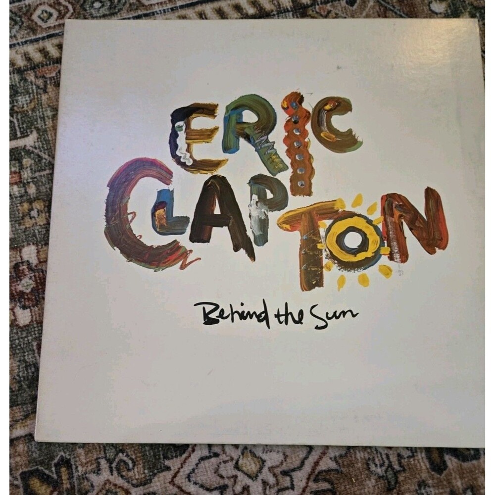 Eric Clapton’s 1985 Vinyl LP Album Behind the Sun Duck Records Warner Bros